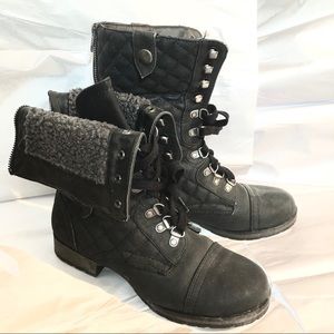 JustFab 2-Way Combat Boots